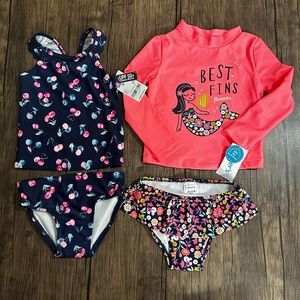 Swim wear toddler girl bundle